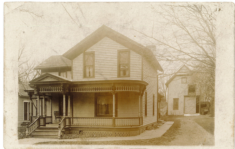 Postcard Photograph of 323 N. Madison St.