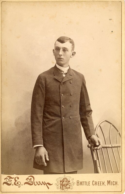 Portrait Photograph of an Unidentified Young Man