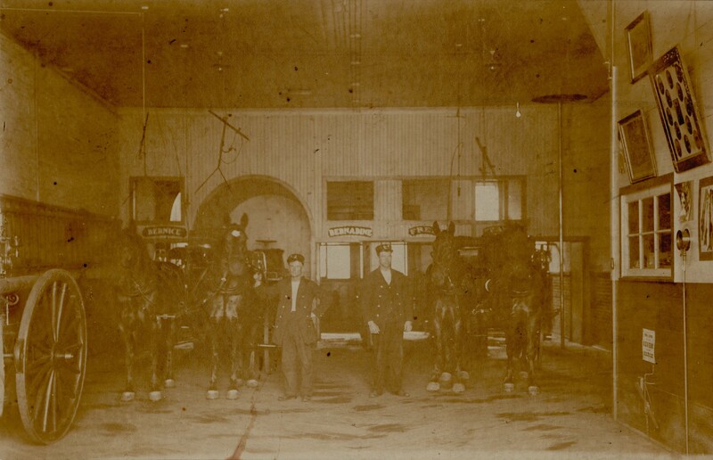 Photograph of a Fire Station in Marshall, Michigan