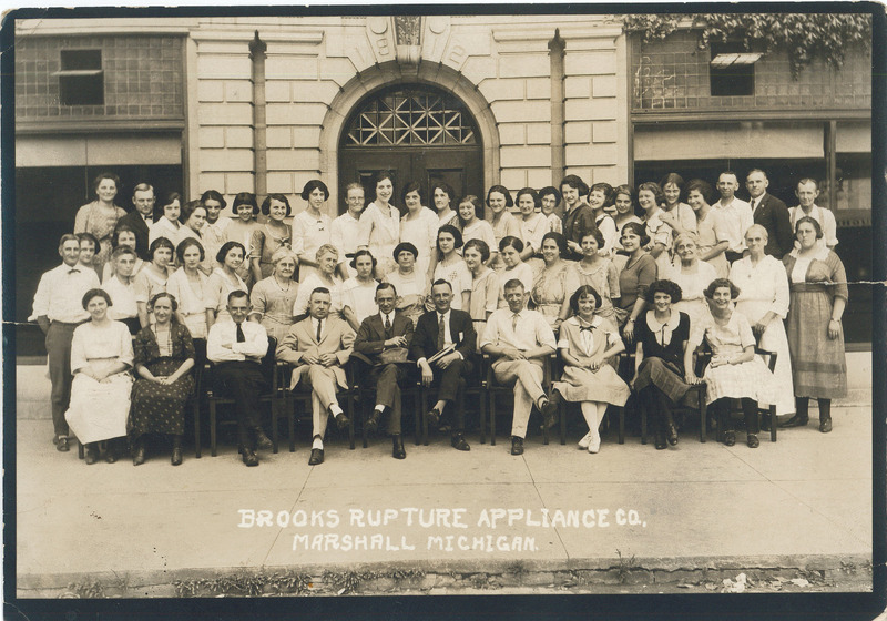 Photograph Labeled as Brooks Rupture Appliance Co., 1922